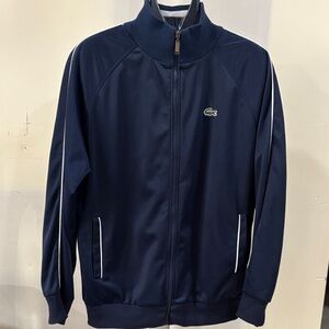 Lacoste Men's Dark Blue Windbreaker Jacket